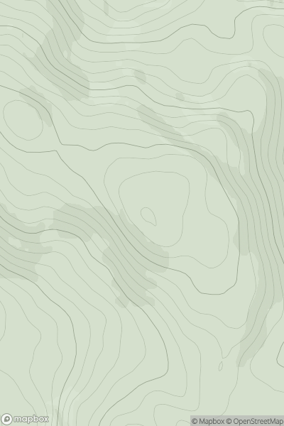 Thumbnail image for Beinn Bhreac [Jura, Scarba and Colonsay] [NR533778] showing contour plot for surrounding peak